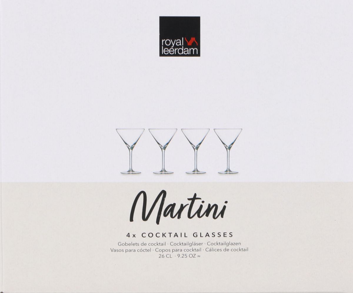 Large MARTINI glasses 260ml