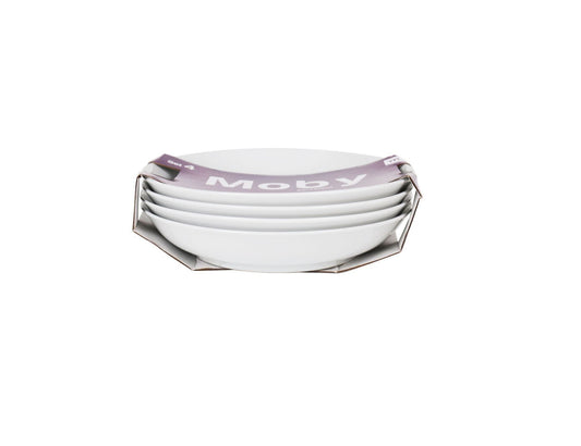 Moby 21x4cm Bowl White Porcelain