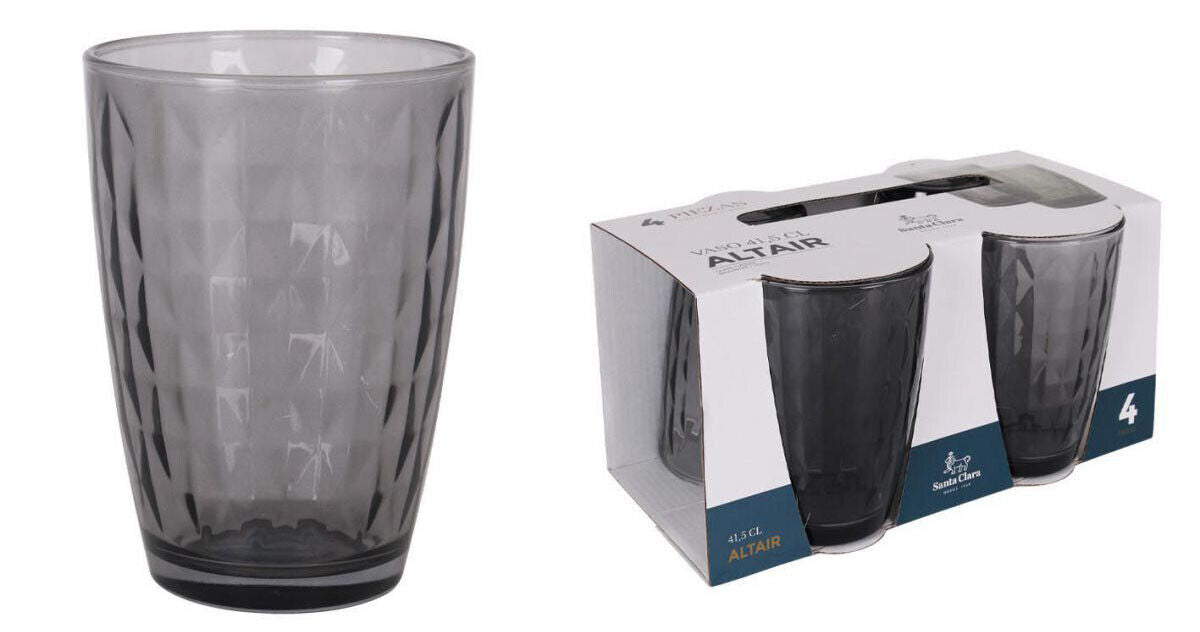 Altair diamonds Grey Smoke 410ml drinking glass