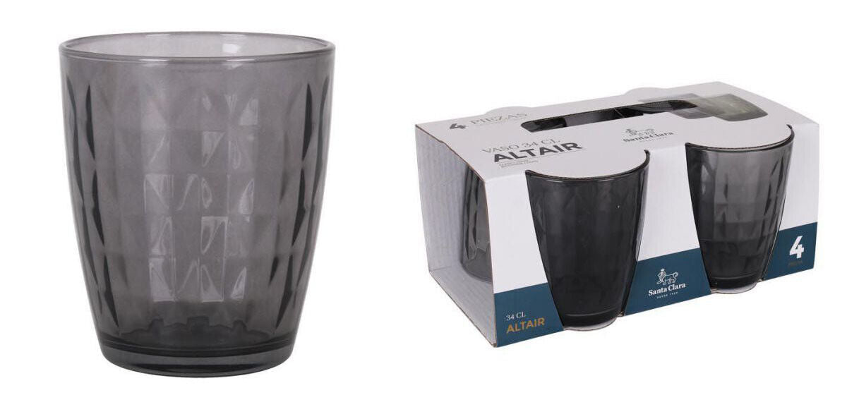 Altair diamonds Grey Smoke 340ml drinking glass