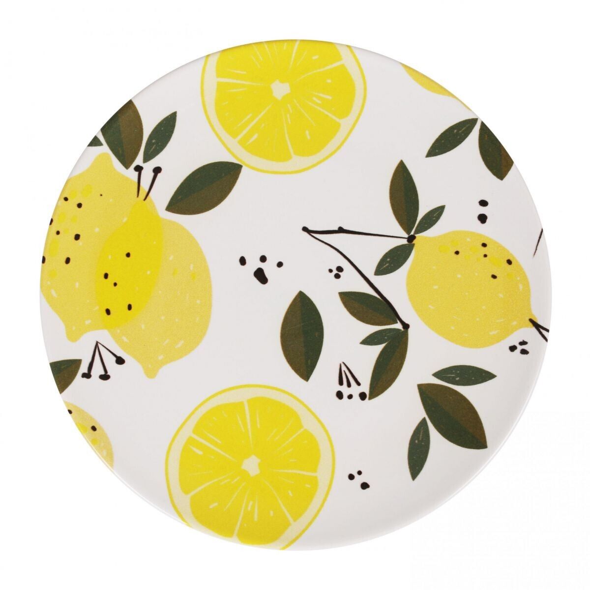 Citrus Stoneware dinner plates 26cm