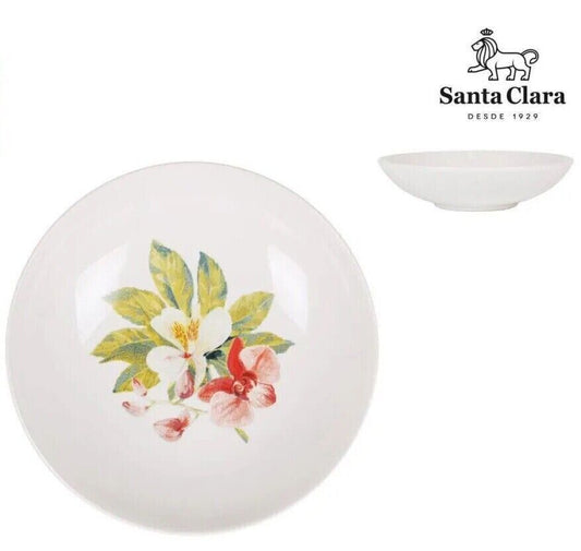 4x SANTA CLARA Stoneware pasta bowls TROPICAL