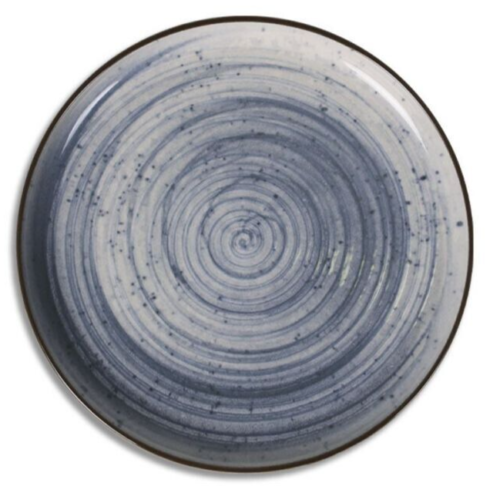 Nordic SWIRL 12pcs Dinner set service dinner plates Stoneware