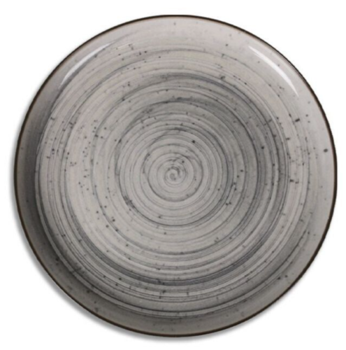 Nordic Vortex 12pcs Dinner set service dinner plates Stoneware