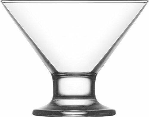 Martini cocktail glasses or sundae dessert glasses 165ml crema