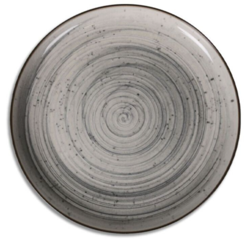 Nordic Vortex 12pcs Dinner set service dinner plates Stoneware