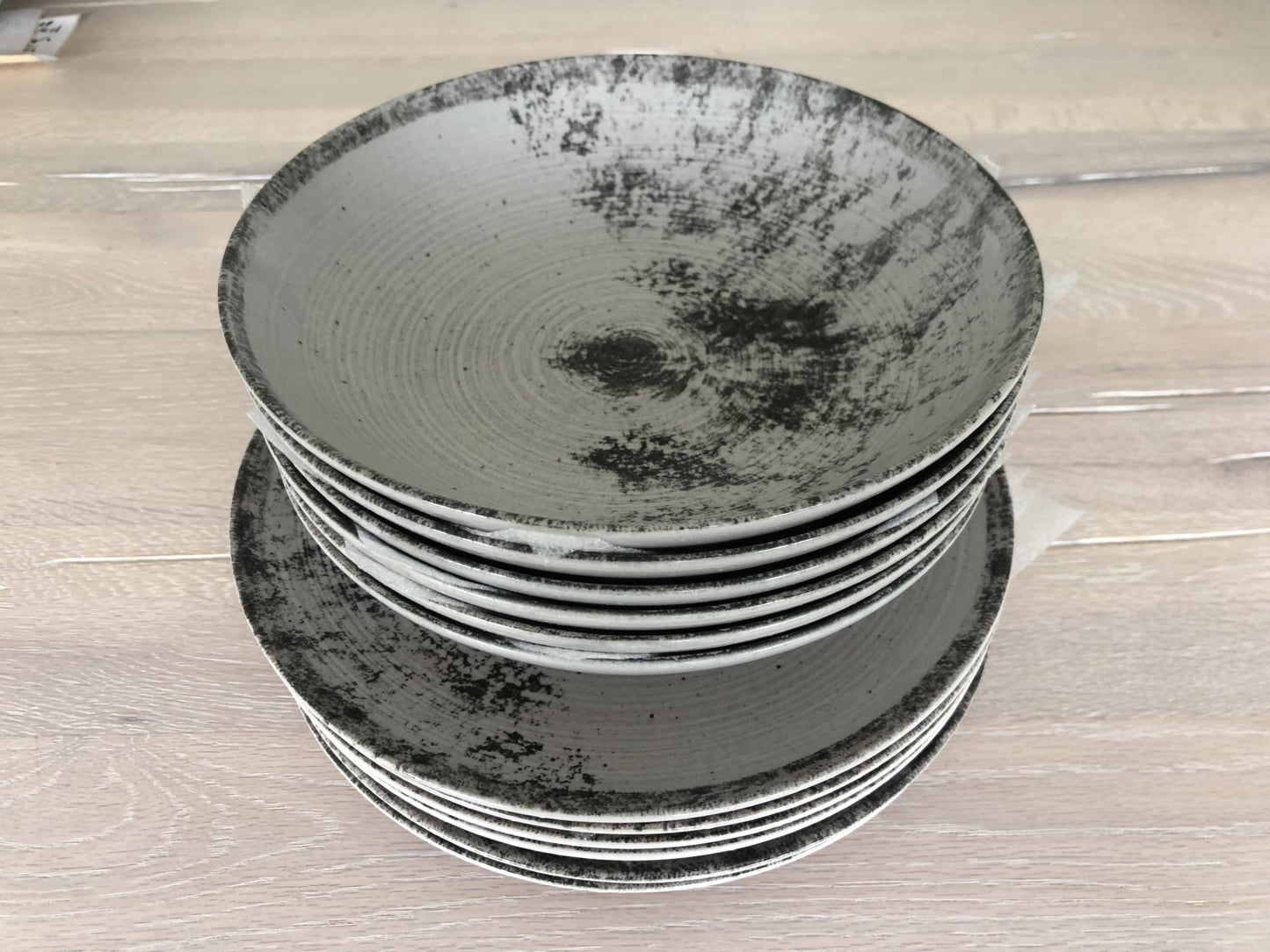 Aspe Montecarlo Grey Matt 23x5cm bowl Stoneware