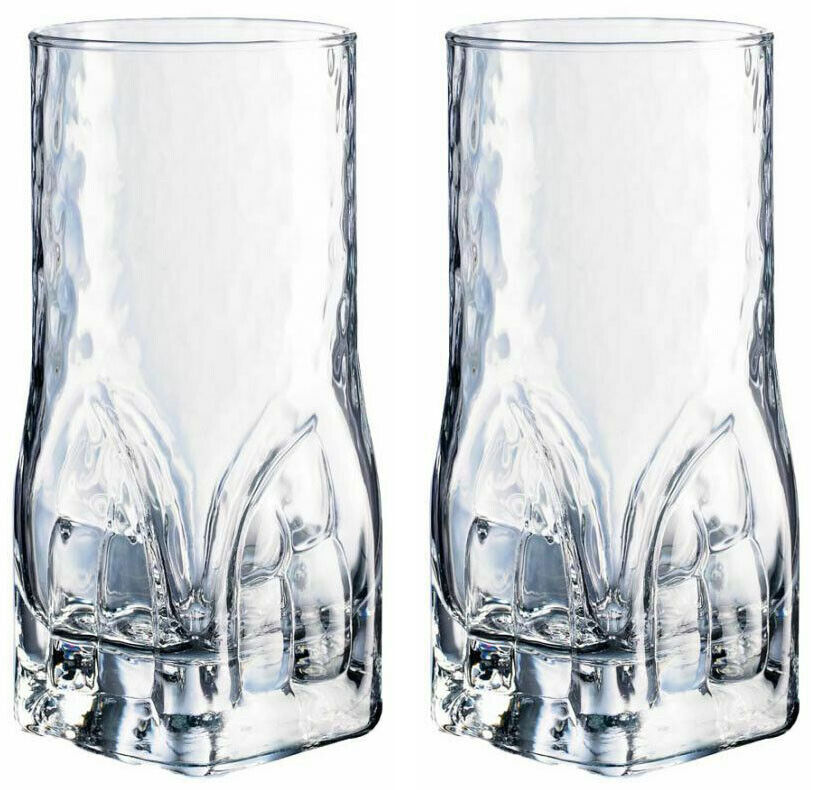 Set of 2- 470ml Highball Bar Drinks Party Drinking Glasses Cocktail Vodka Whisky