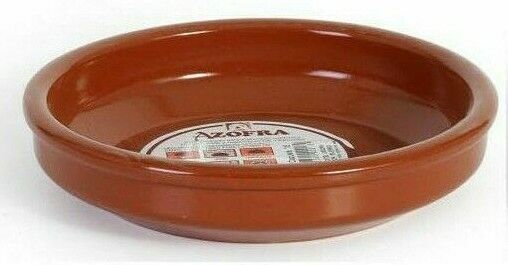 Set of 10 - Spanish Tapas pots terracotta Dishes 18cm / cazuelas