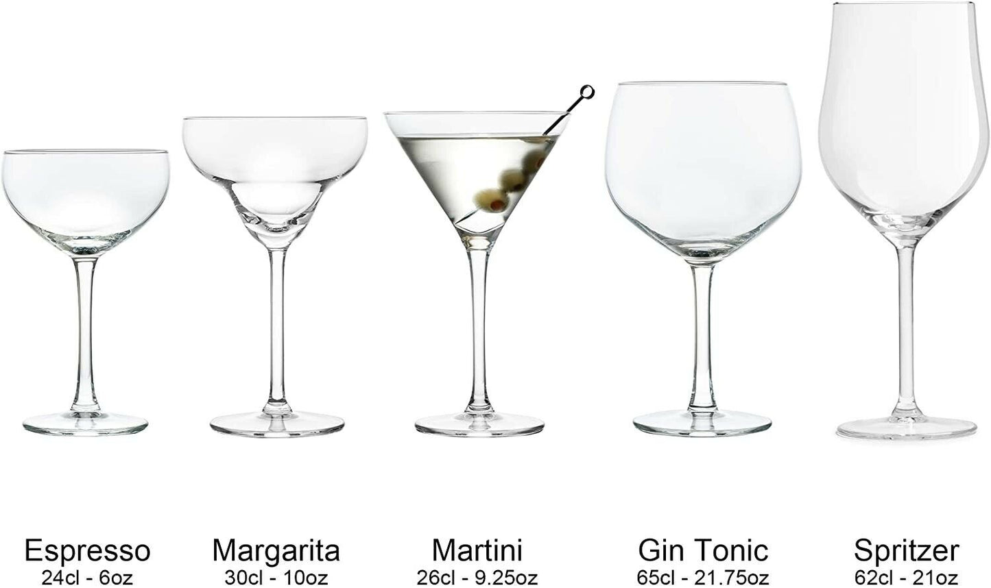 Large MARTINI glasses 260ml